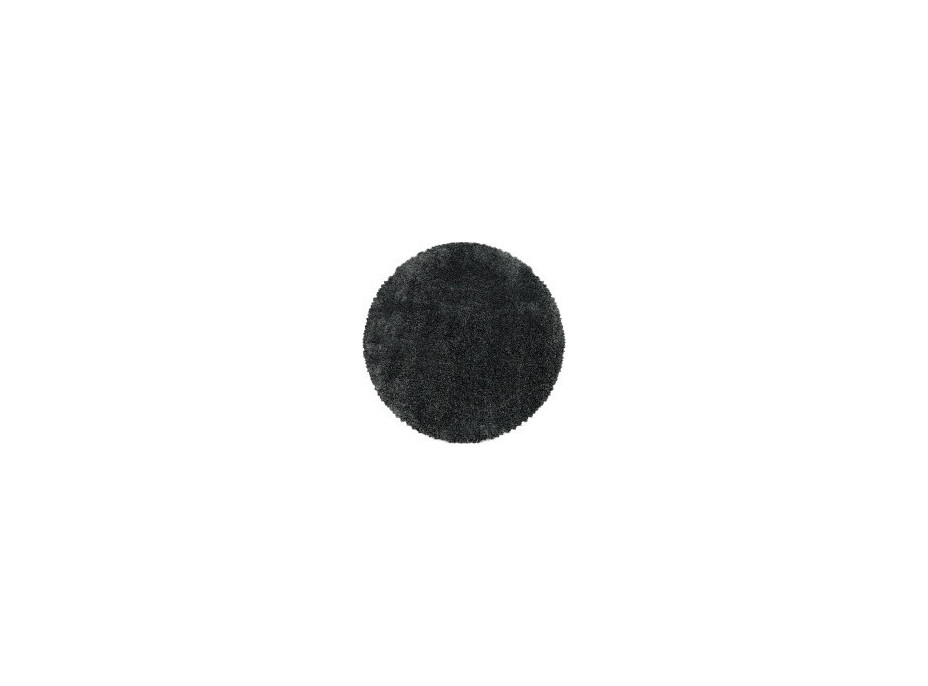 Kusový koberec Fluffy Shaggy 3500 grey circle