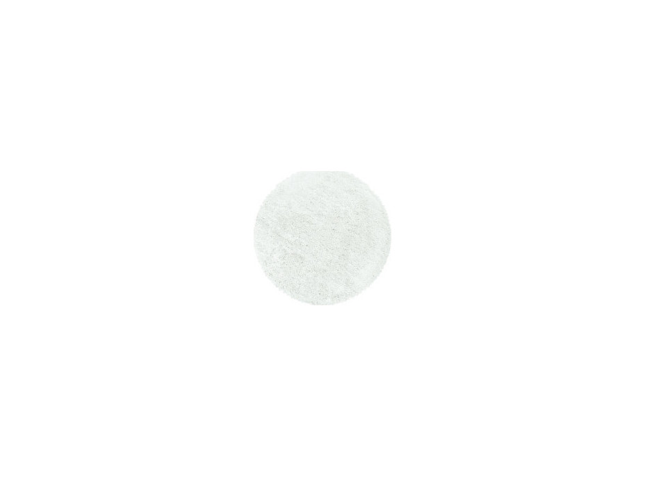 Kusový koberec Fluffy Shaggy 3500 white circle