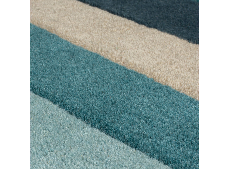 Kusový koberec Abstract Collage Teal