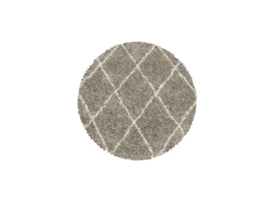Kusový koberec Alvor Shaggy 3401 beige circle