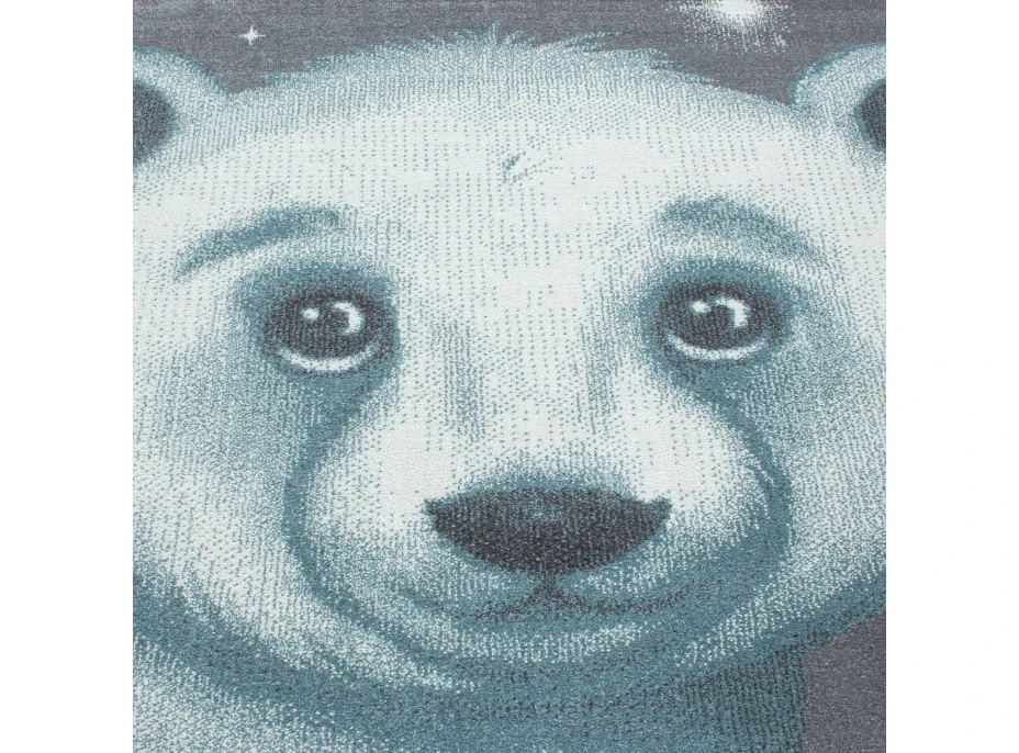 Dětský kusový koberec Bambi 810 blue circle