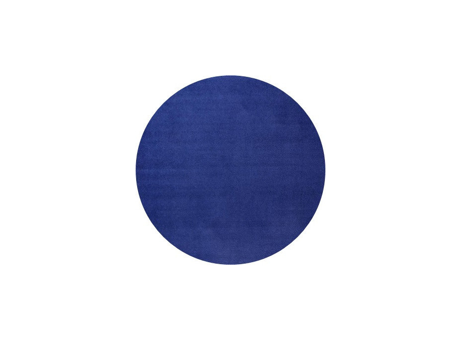 Modrý kulatý kusový koberec Fancy 103007 blue circle