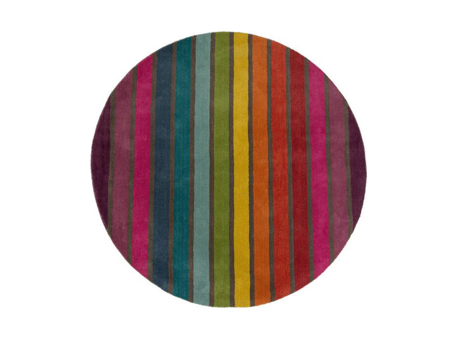 Ručně všívaný kusový koberec Illusion Candy Multi circle