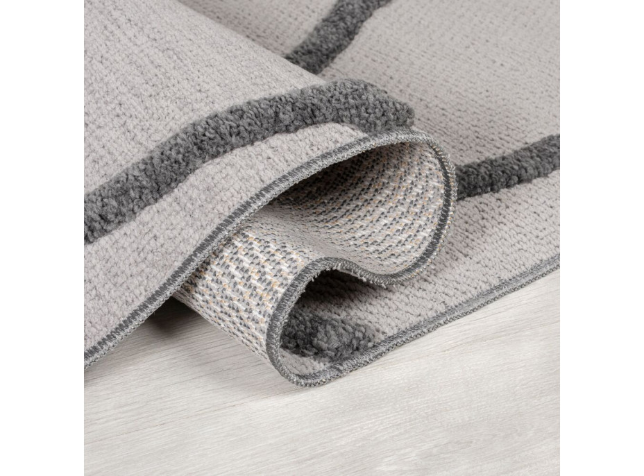 Kusový koberec Yasmin Flatweave Safi Grey