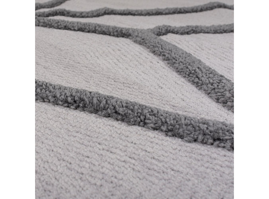 Kusový koberec Yasmin Flatweave Safi Grey