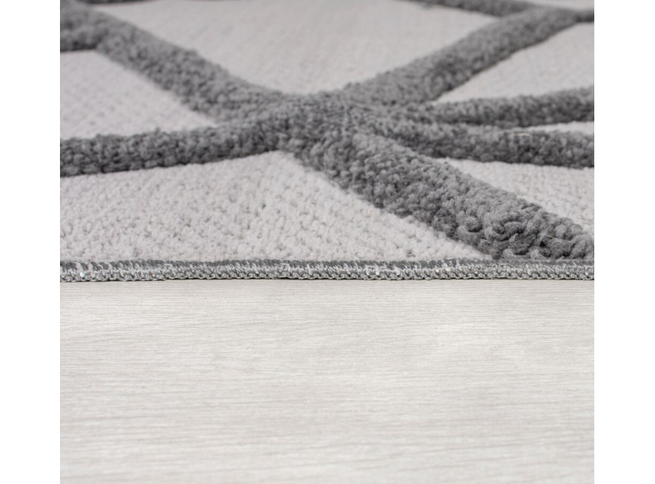 Kusový koberec Yasmin Flatweave Safi Grey