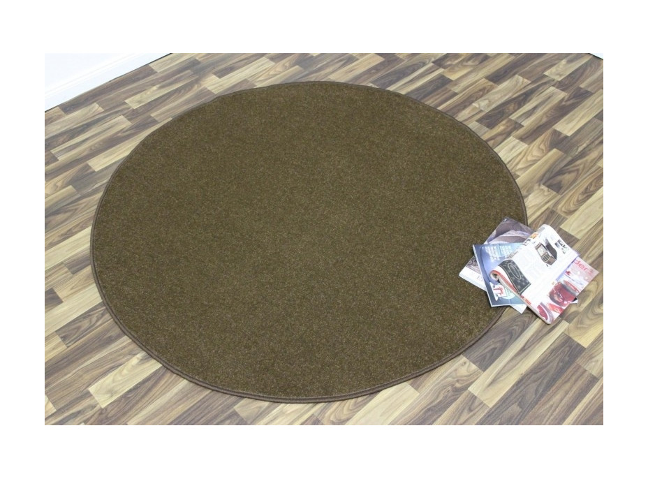 Kusový koberec Nasty 101154 Braun kruh