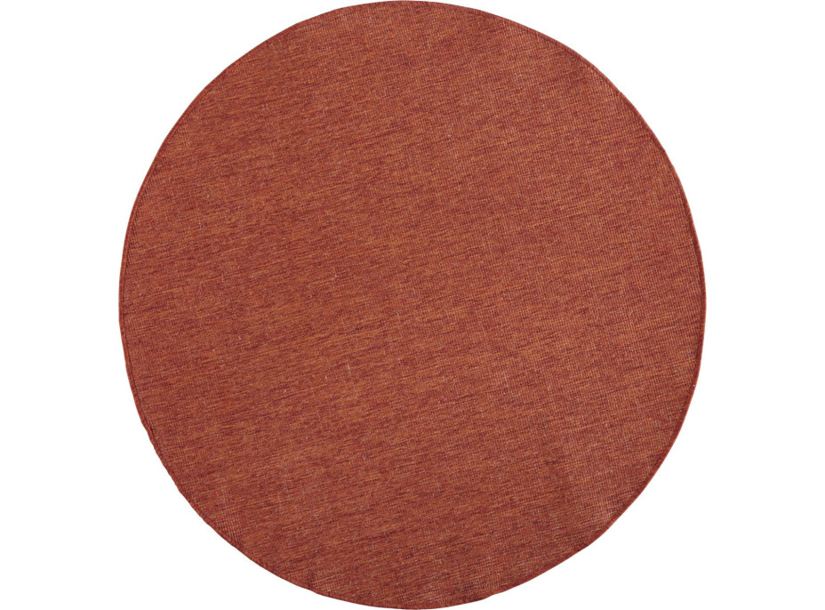Kusový oboustranný koberec Twin 103098 terra creme circle