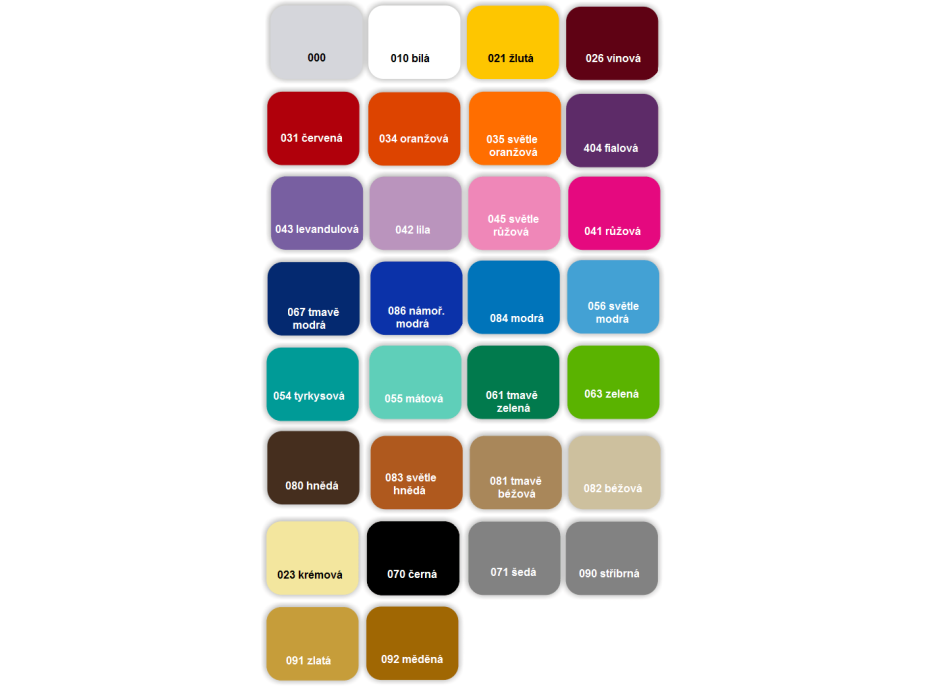 Samolepky DECOR COLOR vzor 6 - MRAKY - černá (070)