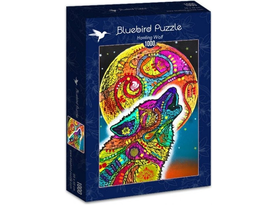 BLUEBIRD Puzzle Vyjící vlk 1000 dílků