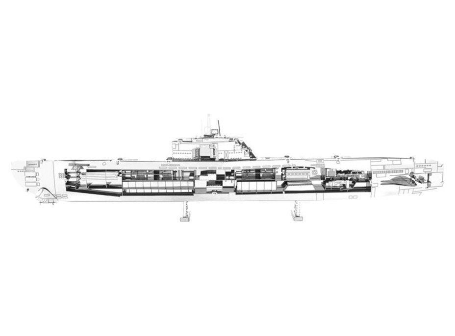 METAL EARTH 3D puzzle Německá ponorka typ XXI