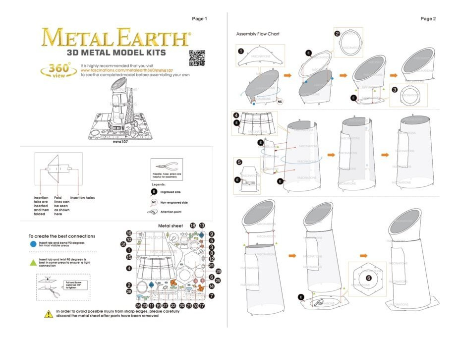 METAL EARTH 3D puzzle Sonda Kepler