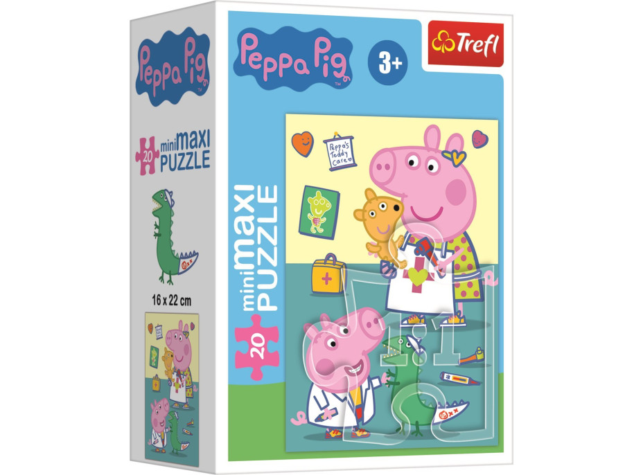 TREFL Displej Puzzle Prasátko Peppa 20 dílků (24 ks)