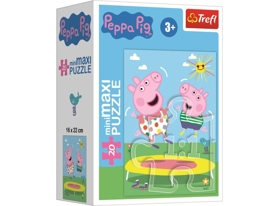 TREFL Displej Puzzle Prasátko Peppa 20 dílků (24 ks)