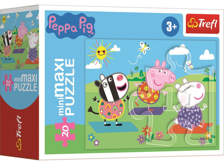 TREFL Displej Puzzle Prasátko Peppa 20 dílků (24 ks)