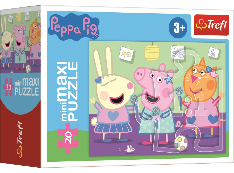 TREFL Displej Puzzle Prasátko Peppa 20 dílků (24 ks)