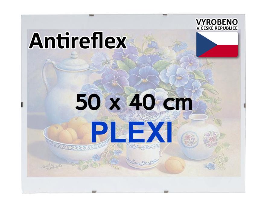 BFHM Rám na puzzle Euroclip 50x40cm (plexisklo antireflex)