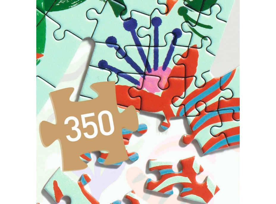 DJECO Tvarové puzzle Opice 350 dílků