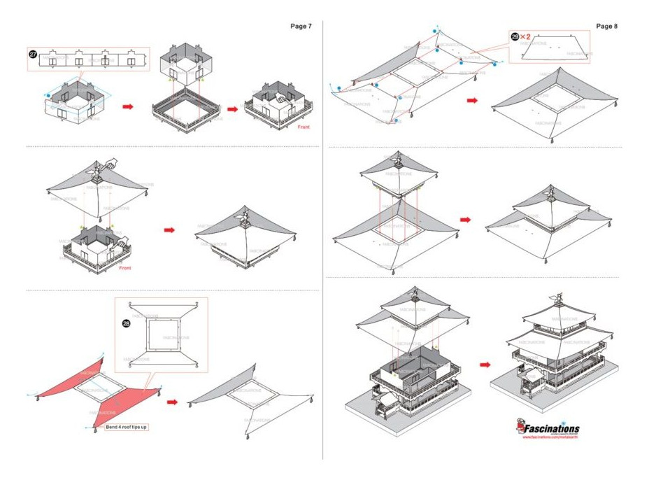 METAL EARTH 3D puzzle Chrám Kinkaku-ji (zlatý)