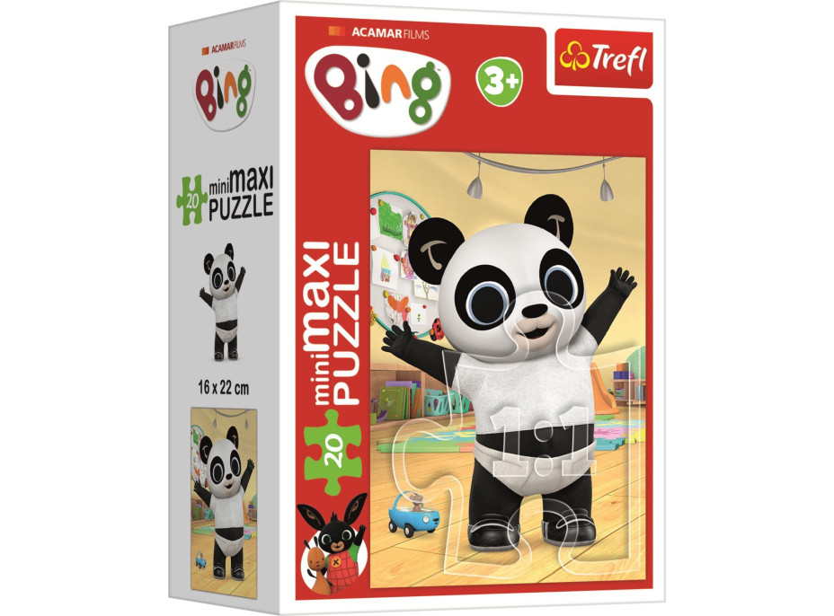 TREFL Displej Puzzle Bing a jeho přátelé 20 dílků (24 ks)