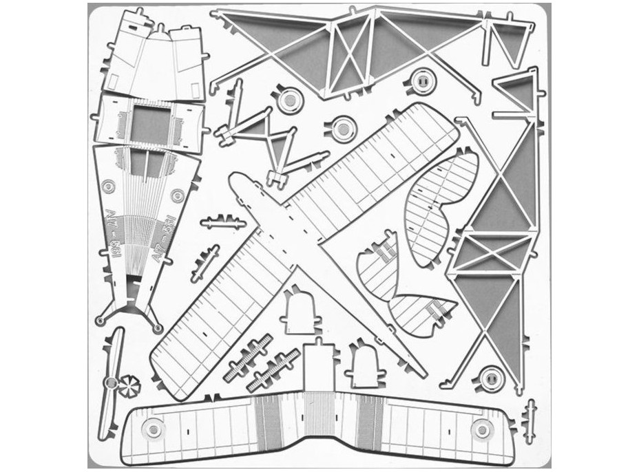 METAL EARTH 3D puzzle Letoun de Havilland Tiger Moth