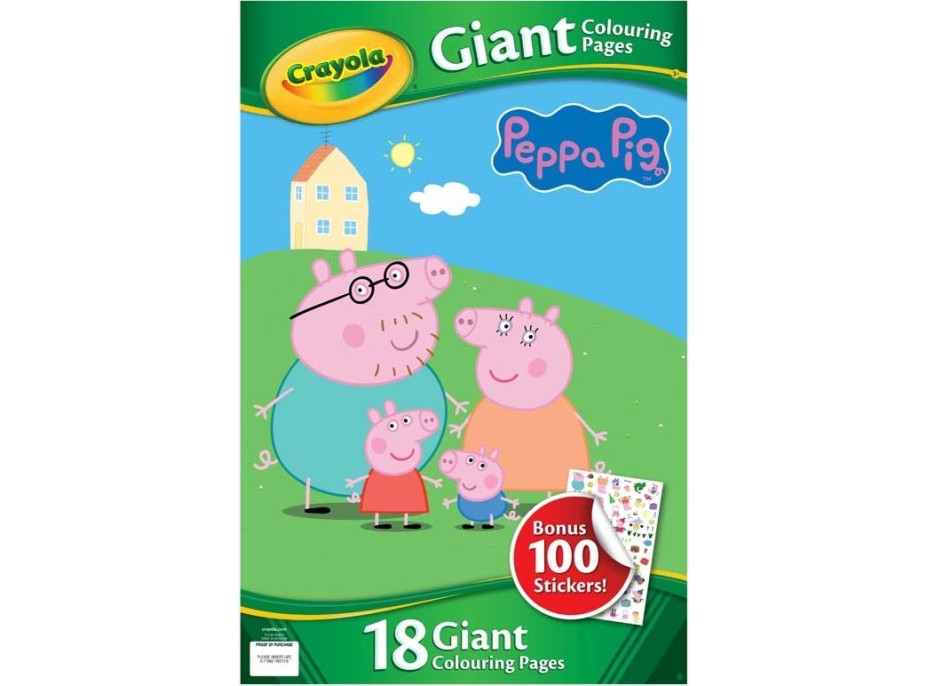 CRAYOLA Mega omalovánky Prásátko Peppa