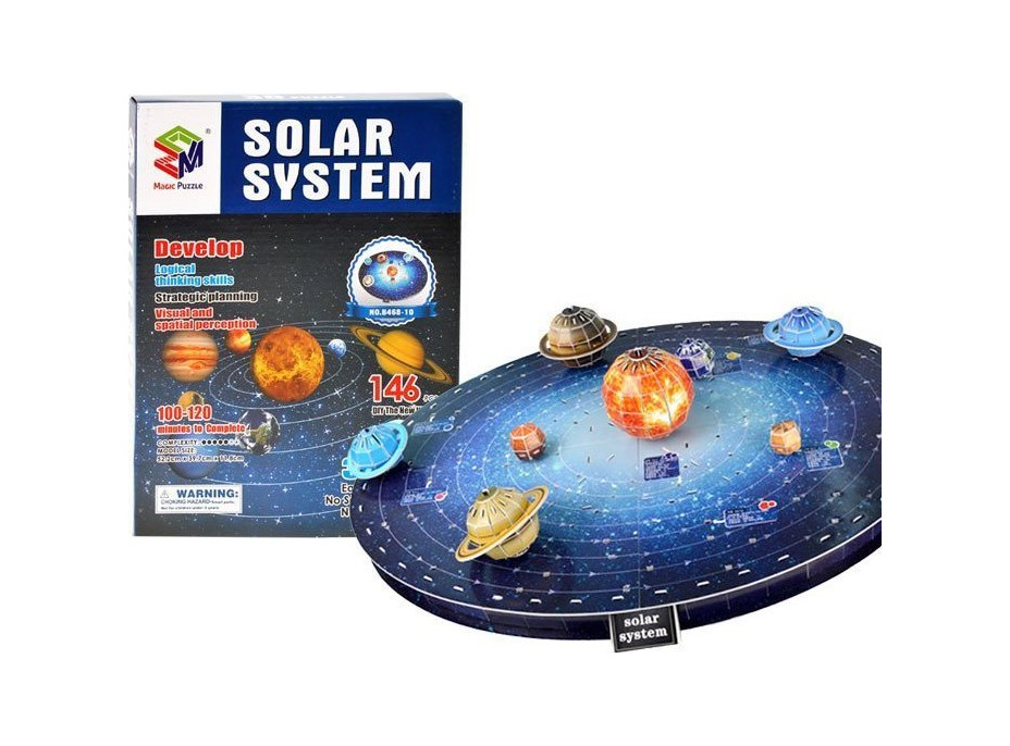MAGIC PUZZLE 3D puzzle Sluneční soustava 146 dílků