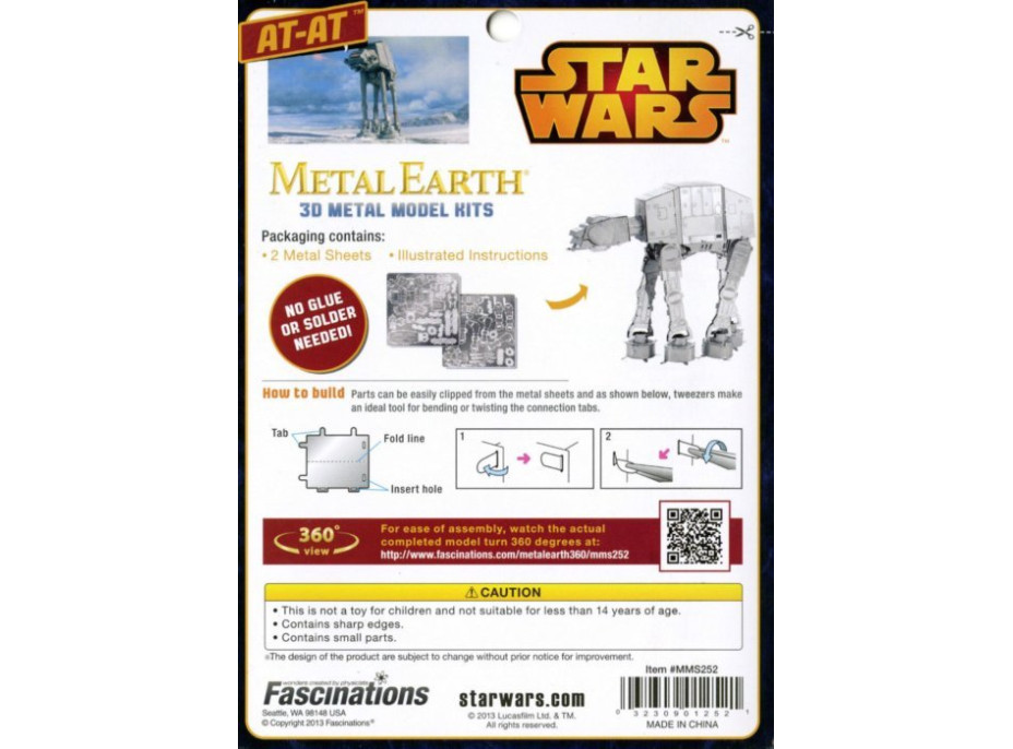 METAL EARTH 3D puzzle Star Wars: AT-AT