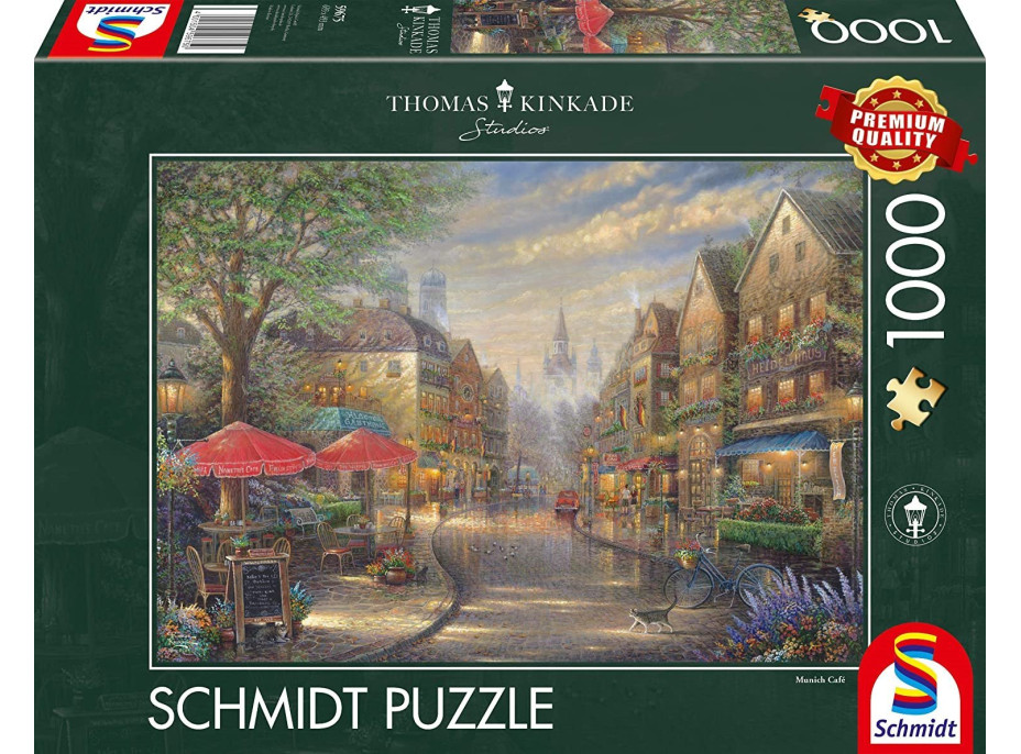 SCHMIDT Puzzle Kavárna v Mnichově 1000 dílků