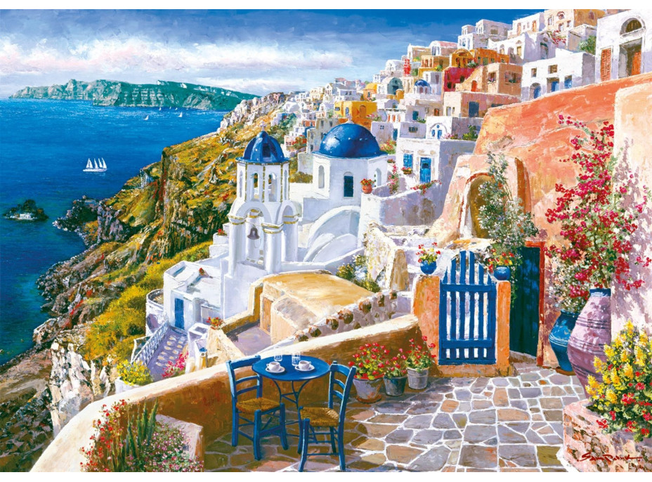 SCHMIDT Puzzle Pohled ze Santorini 1000 dílků