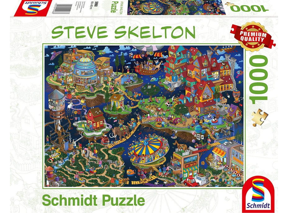 SCHMIDT Puzzle Svět vzhůru nohama 1000 dílků