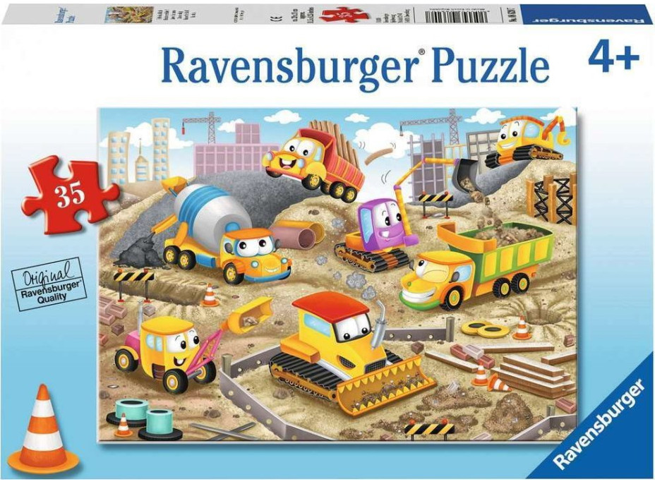 RAVENSBURGER Puzzle Zvedněte střechu! 35 dílků