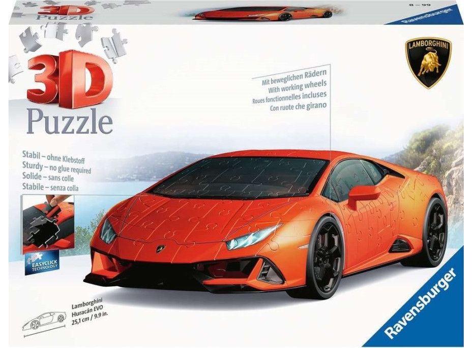 RAVENSBURGER 3D puzzle Lamborghini Huracan 108 dílků