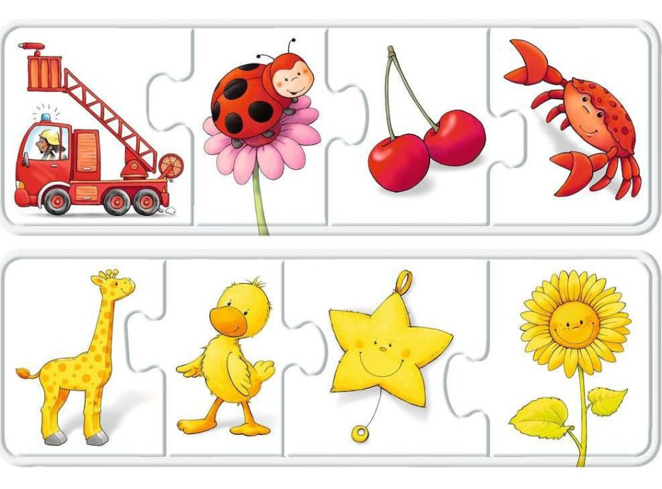 RAVENSBURGER Moje první puzzle Barvy 6x4 dílky