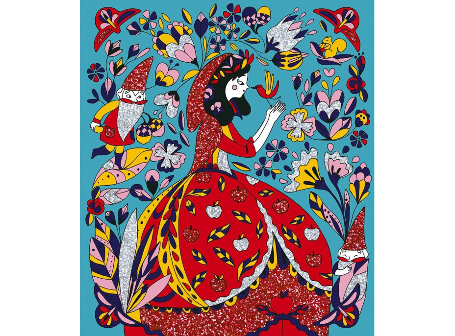 JANOD Obrázky z písku Princezny se třpytkami Maxi