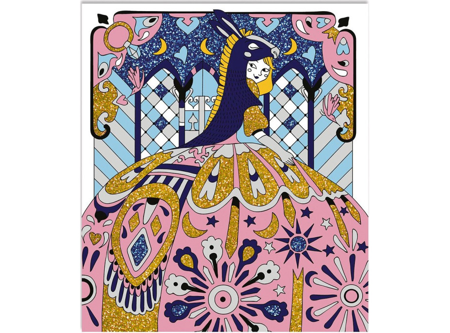 JANOD Obrázky z písku Princezny se třpytkami Maxi