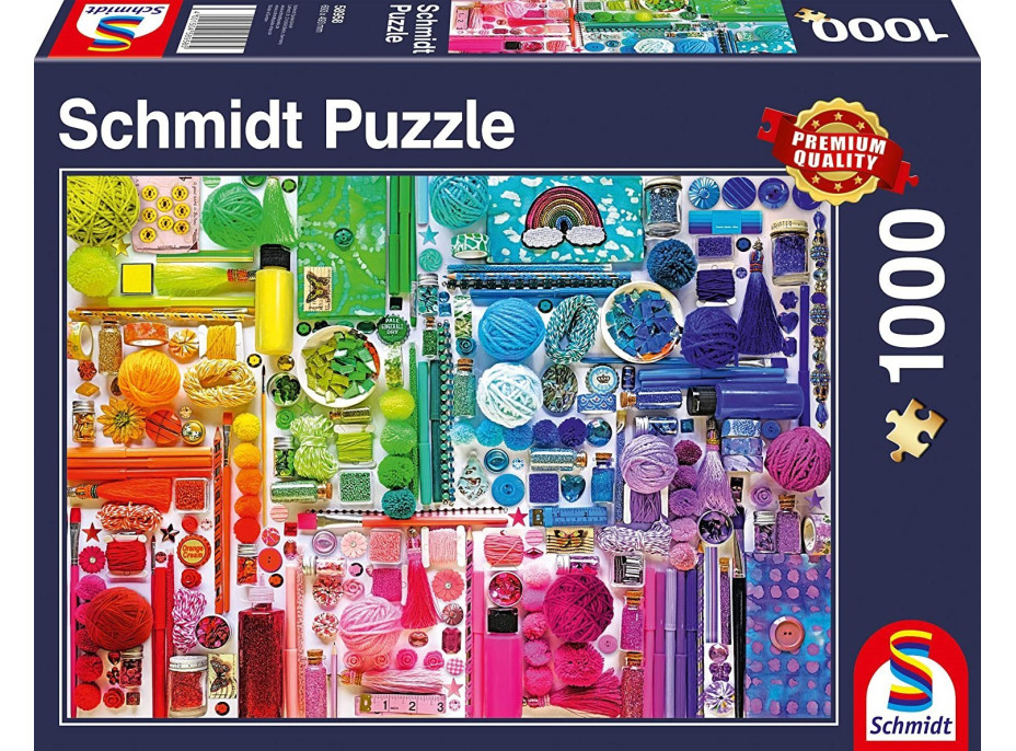 SCHMIDT Puzzle Barvy duhy 1000 dílků