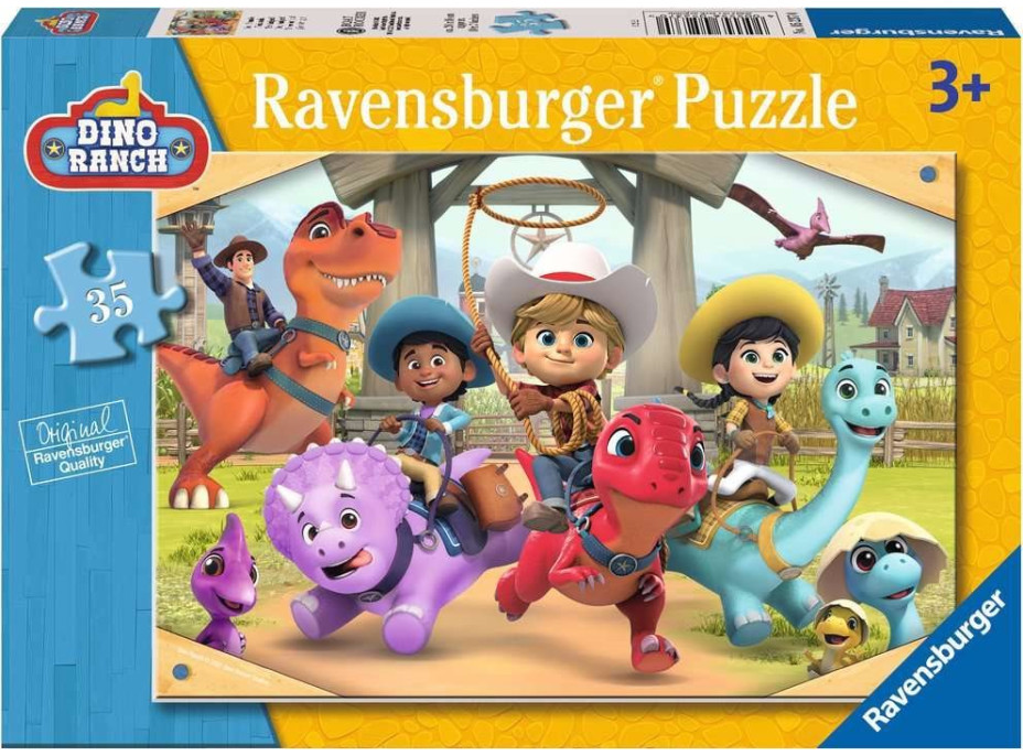 RAVENSBURGER Puzzle Dino Ranch 35 dílků