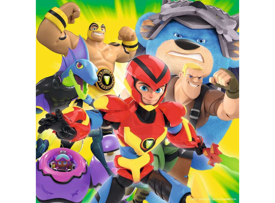 RAVENSBURGER Puzzle Power Players 3x49 dílků