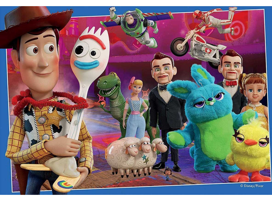 RAVENSBURGER Puzzle Toy story 4: Woody a Forky 35 dílků