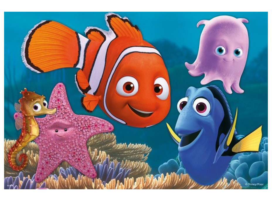 RAVENSBURGER Puzzle Hledá se Nemo 2x12 dílků