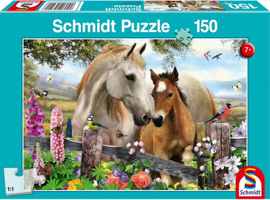 SCHMIDT Puzzle Klisna a hříbě 150 dílků