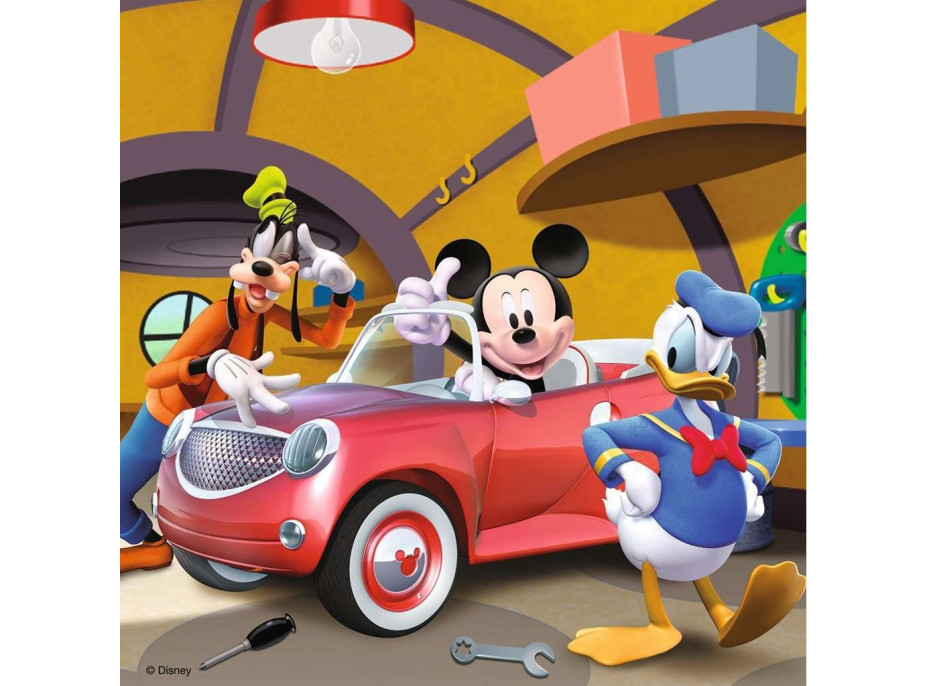 RAVENSBURGER Puzzle Mickeyho klubík 3x49 dílků