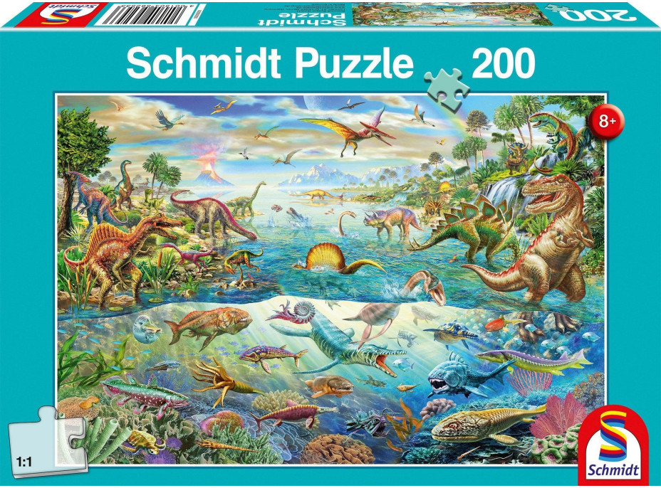 SCHMIDT Puzzle Svět dinosaurů 200 dílků