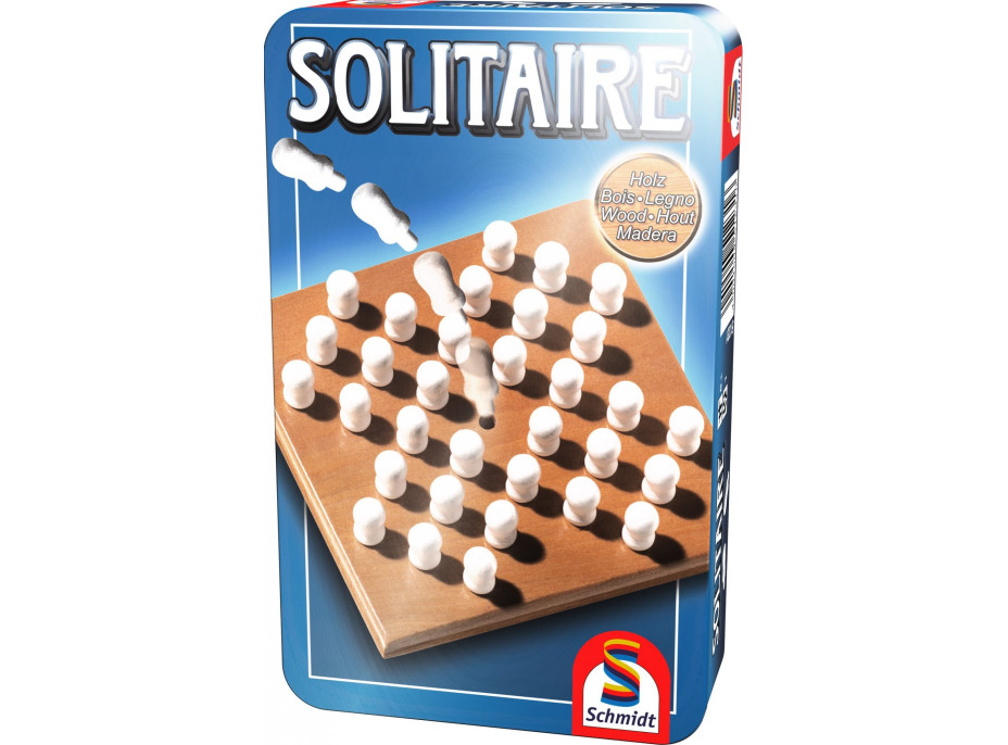 SCHMIDT Hra Solitaire v plechové krabičce