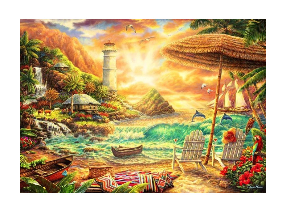 BLUEBIRD Puzzle Milujte pláž 1000 dílků