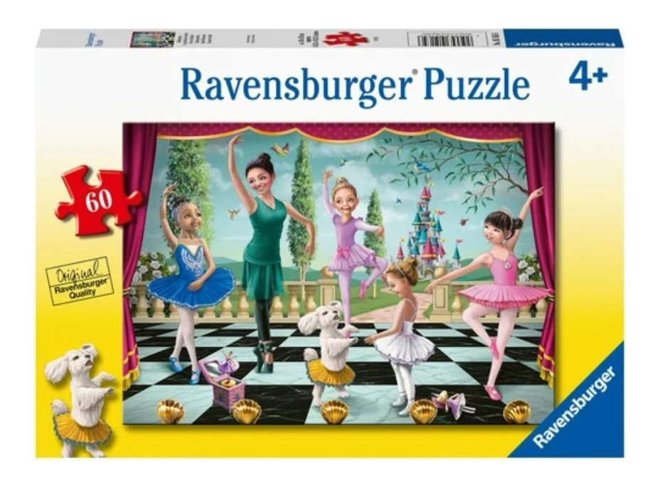 RAVENSBURGER Puzzle Baletní zkouška 60 dílků