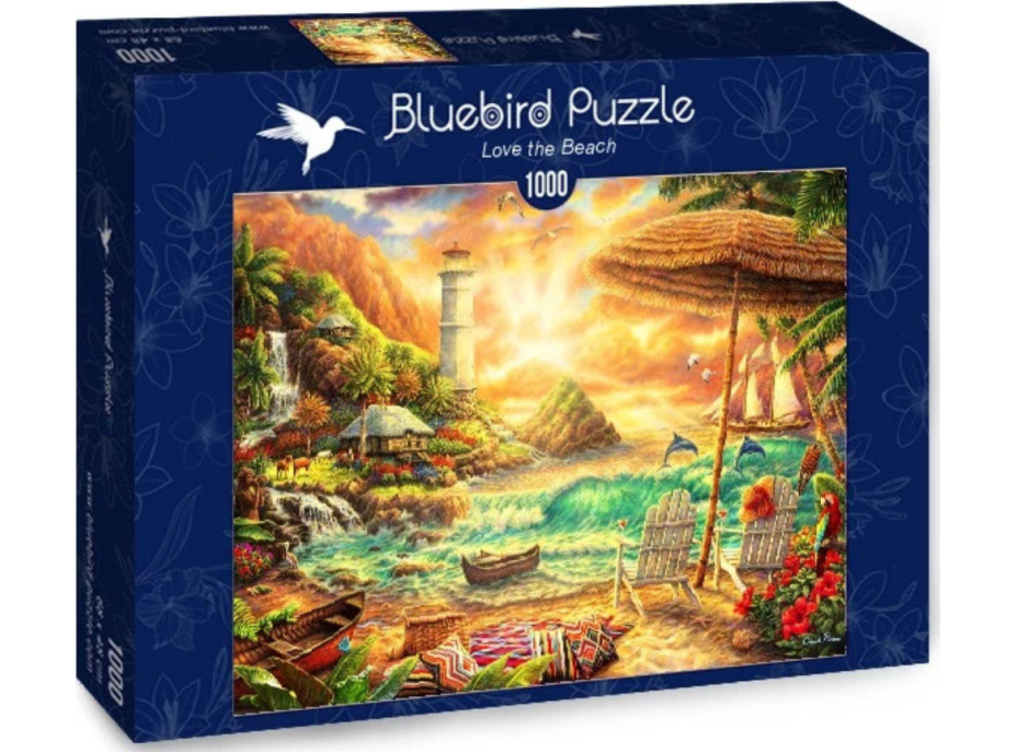 BLUEBIRD Puzzle Milujte pláž 1000 dílků
