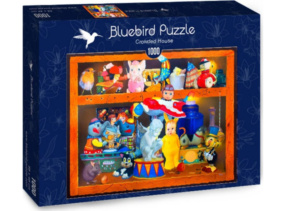 BLUEBIRD Puzzle Přeplněný dům 1000 dílků