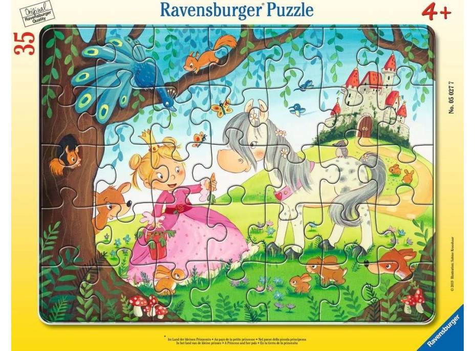 RAVENSBURGER Puzzle Princezna a její přátelé 35 dílků